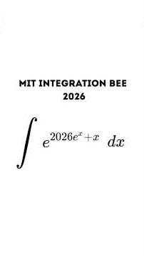 why 95% of students fail this 2026 MIT Integral. (sol. 60)