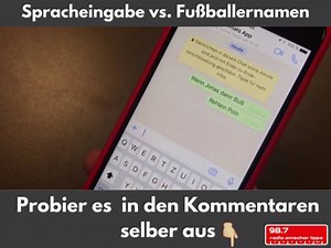 Die Spracheingabe am Handy ist schon was Feines.😂😂👇 | Breel Embolo, Benjamin Stambouli, Donis Avdijaj | Radio Emscher Lippe