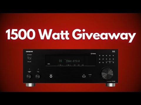 Onkyo Atmos Receiver Giveaway Details