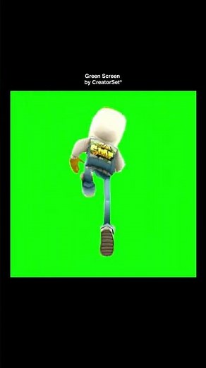 Subway Surfers Running Green Screen
