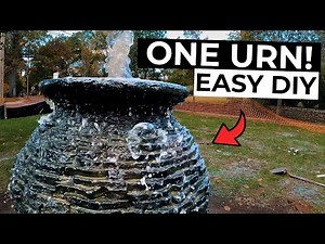 Park Water Fountain | Easy STACKED SLATE URN How To