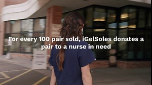 iGelSoles Shock Absorbing Gel Shoe Inserts, Arch Support for Over Existing Insoles, Improves Blood Circulation, Plantar Fasciitis Relief, for Women and Men, L2 (9.5-10.5 M, 11-12 W)