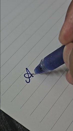 ✍️ How to write A | English Letters Writing #handwriting #calliagraphy