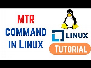 Linux Command Line Basics Tutorials - MTR command in Linux