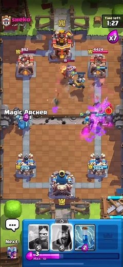 The magic of the X7 ELIXIR #clashroyale #supercell #hogrider #subscribe #like