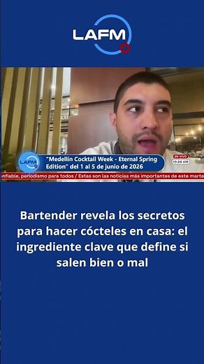 Bartender revela el secreto de cócteles perfectos: el ingrediente que lo cambia todo