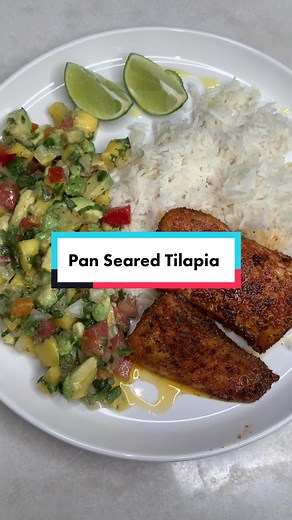 Delicious Pan Seared Tilapia Recipe with Besmet Rice