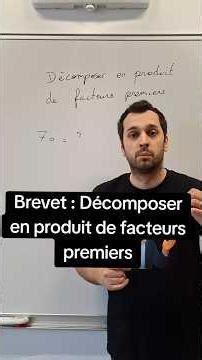 Exam: An essential skill, decomposing into a product of prime factors #middle school #maths #teac...