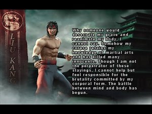 Mortal Kombat Deception Liu Kang playthrough (PlayStation 2)