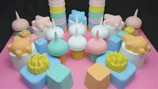 ASMR bright super crunchy baking soda _ oddly satisfying #asmrstp #viralvideos #asmrtiktok #foruyou #asmr