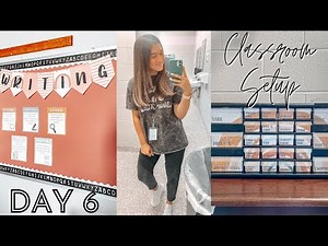CLASSROOM SETUP DAY 6! // first year teacher