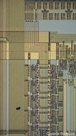#Intel #486 #80486 #microprocessor #cpu #microscope