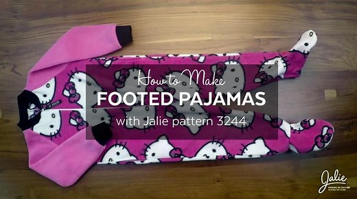 3244 Footed Pyjama / Video Tutorial