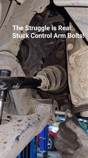 How to Remove a Stubborn Lower Control Arm Bolt