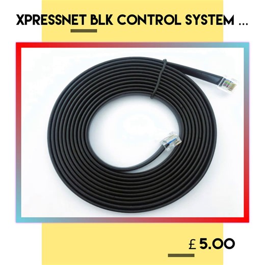 Elevate your model railway experience! 🚂✨ Introducing the XPRESSNET BLK CONTROL SYSTEM — your ultimate connector for seamless remote operations with DCC RDIGITRAX, LODEX, HORNBY, NCE, and LENZ. 🔗 With our custom cables, you’re not just connecting devices; you’re enhancing your creativity and bringing your layouts to life! 🎉 Imagine the joy of effortlessly controlling your trains with precision — all for just £5.00! 🤑 Don’t wait! Tap into innovation and add this essential tool to your cart no