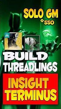 Threadlings Warlock Meta Build DOMINATES SOLO GM The Insight Terminus! Destiny 2 Edge of Fate