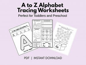 ABC Tracing Worksheets for Preschool | Learn to Write Alphabet| 938 Pages Printable - Etsy Canada