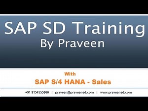 Get SAP SD Consultant Job In 4 Months, Every Question in Interview from my training. SAP SD Training