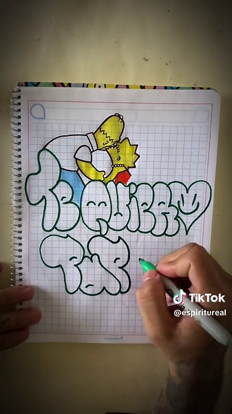 Detalle en Graffiti Trow Up Para El Día Del Padre #graffiti #graffititutorial #graffitiforyou #sketchbook #fyp