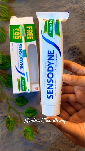 Sensodyne fresh mint toothpaste review #sensodyne #toothpaste