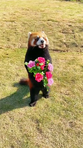 Adorable Valentine's Day Red Panda Romance