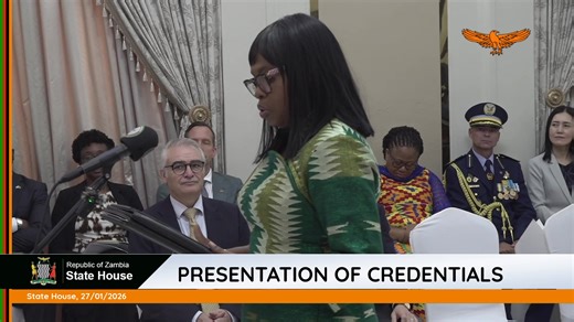 WATCH LIVE: Presentation of Credentials here at State House. Tell us where you are watching from Hakainde Hichilema President of the Republic of Zambia | Hakainde Hichilema