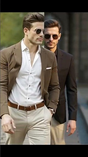 【ジャケット×ベージュパンツ】印象が変わる！大人の着回しコーディネート術 #fashion #mensfashion #ootd