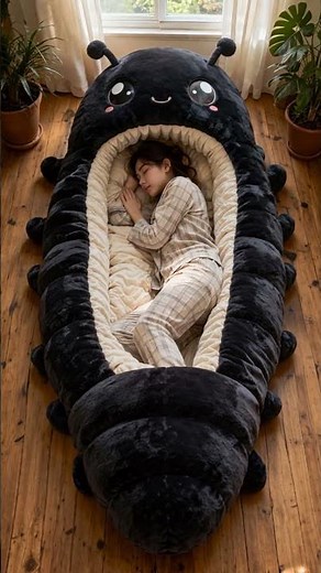 Hugging Caterpillar Sleeping Bags 🐛 Cozy Giant Caterpillar Pods That Hug You to Sleep
