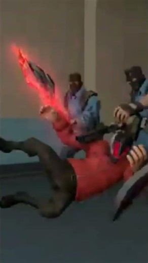 Blue commander vs red soldier