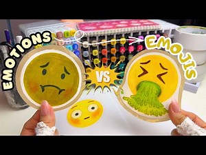 Turning Feelings into Emojis | Art Process Video #kausart