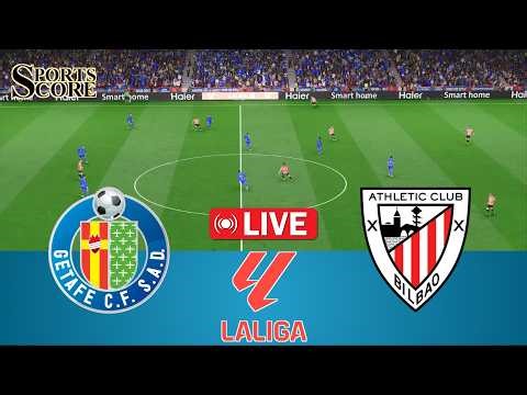 🔴 Live Getafe vs Athletic Bilbao | Spain La Liga 2026 | Full Match – Video Game Simulation