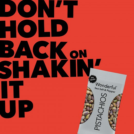 Wonderful Sea Salt & Pepper Pistachios are all they’re cracked up to be. | Wonderful Pistachios