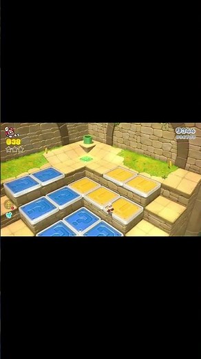World 4-5 Spike's Lost City Green Stars & Stamp - Super Mario 3D World