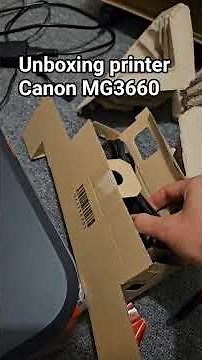 #Unboxing printer canon MG3660