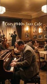 Cozy 1940s Jazz Instrumental – Relaxing Cafe Music