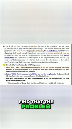Jesus vs. Scribes & Pharisees: True Law vs. Personal Agendas #shorts