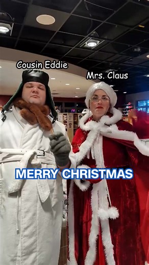 Cousin Eddie and Mrs. Claus' special message went a little off the rails🤣 Service Electric Cable TV & Communications #christmas #cousineddie #christmasvacation | Lehigh Valley IronPigs