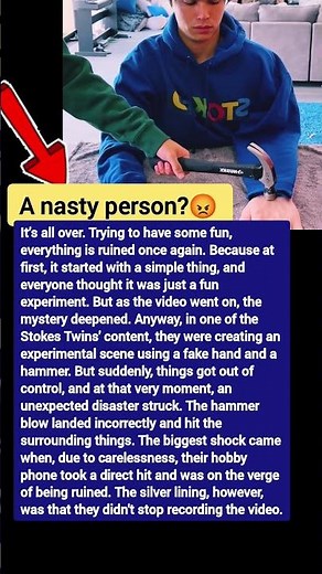 New Updates on Stokes Twins' Fake Hand & Hammer Drama #stokestwins
