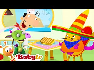 Hungry for Fun! 🍎🥪 Food Adventures with Henry, Draco & Mick @BabyTV - Videos For Kids