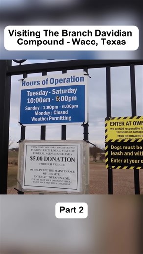 Visiting The Branch Davidian Compound - Waco, Texas Part 2