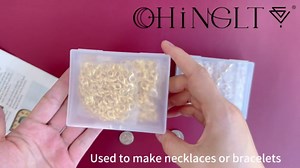 OHINGLT 700 Pieces Lobster Claw Clasps and Open Jump Rings Set, Silver Plated Bracelet Necklace Clasp for Jewelry Making