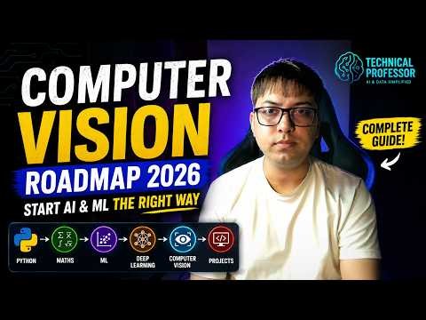 Computer Vision Roadmap 2026 🚀 Complete Beginner to Expert Guide | AI & ML Career Path
