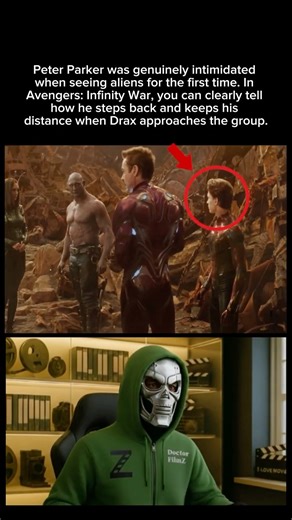 Peter Parker seeing aliens for the first time… #shorts #marvel #viralshorts