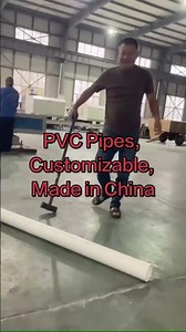 PVC Pipes, Customizable, Made in China