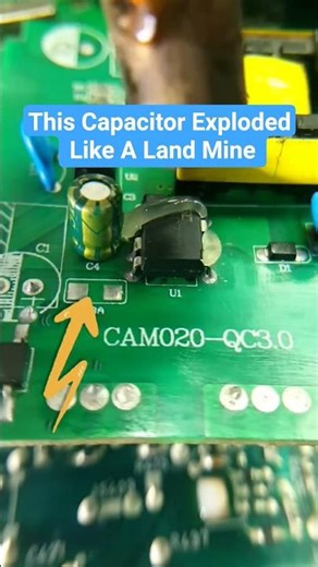 Charger Explosion Caught On Camera 💥⚡ | Shocking Electronics Fail #viral #shorts