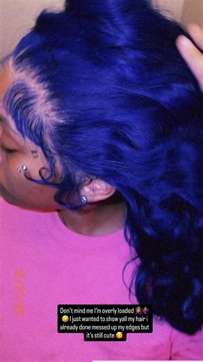 Pretty zombie 🧟‍♀️ 🫐🫠 #fyp #fypシ゚viral #bluehair #pretty | blue hair