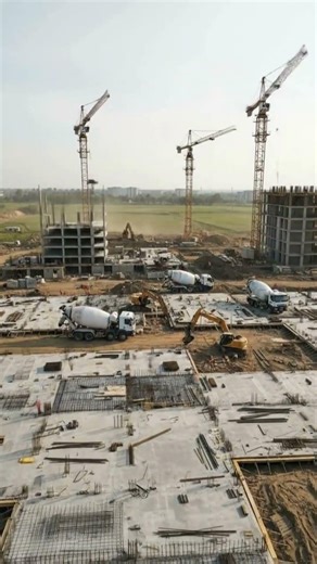 Retail Mall Complex — Ground-Up Exterior Construction Timelapse (Cinematic Drone View)