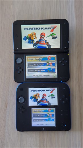 Mariokart 7- Nintendo 3DS XL vs 2DS Speed Comparison