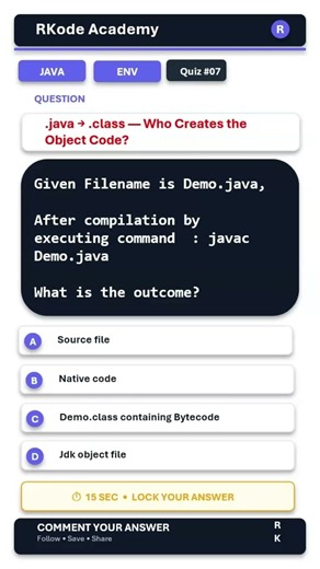 .java → .class — Who Creates the Bytecode?