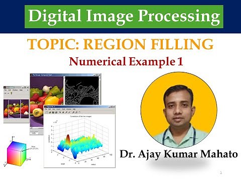 Module 2.1: Region Filling | Solved Numerical Example 1| Image Morphological Operation #dip #like